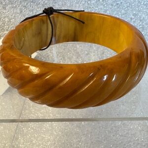Vintage Bakelite Bracelet Butterscotch